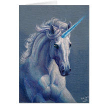 Jewel das Einhorn Karte