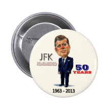 JFK ERINNERT ANSTECKNADELBUTTON