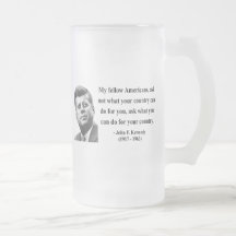 JFK Zitat 3b Tee Tassen