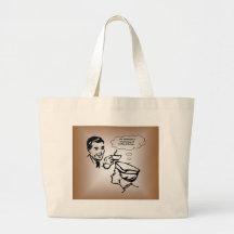 Jim hat nie einen zweiten Tasse Kaffee zu Hause… Einkaufstasche