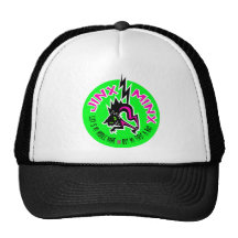 JINXminx-Rosa u. -GRÜN Trucker Caps