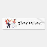 Jiver Fahrer-klassischer Rock-and-Roll Jive Tanzen Auto Aufkleber