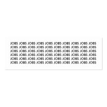 JOBS<JOBS<JOBS Lesezeichen Visitenkartenvorlage