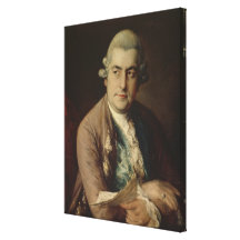 Johann christlicher Bach, 1776 Leinwanddruck