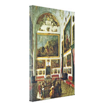 Johann Heinrich Schonfeld - musikalische Unterhalt Gespannter Galerie Druck