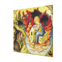 Johannes auf Patmos Leinwanddruck