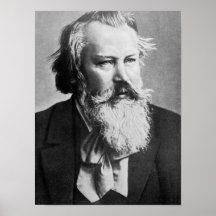 Johannes Brahms, 1879 Plakat