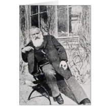 Johannes Brahms, c.1897 Karte