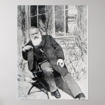 Johannes Brahms, c.1897 Posterdruck