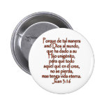 John-3:16 Spanisch Buttons