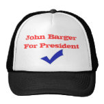 John Barger für Präsidenten Retrokappe