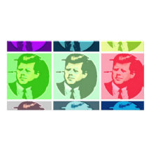 John F. Kennedy Fotokartenvorlagen