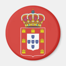 John V von Portugal, Portugal Flagge Magnets
