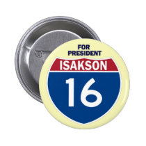 Johnny Isakson for President 2016 buttons