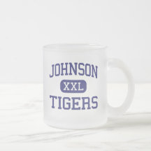 Johnson-Tiger-Sekundarschule McKinney Texas Kaffee Tassen