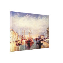 Joseph William Turner - Kanal groß in Venedig Gespannter Galerie Druck