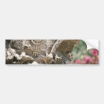 Jüdische Tempel-Ruine mit Manorah Detail-Blume Autosticker