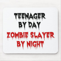 Jugendlicher durch TageszombieSlayer bis zum Nacht Mauspad
