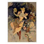 Jules Cheret "La Danse" 1891 karten