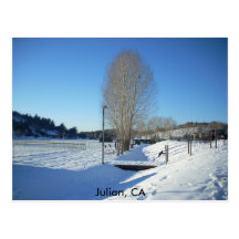 Julianisch, CA Postkarte