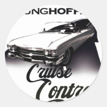 Junge Hoffa Kreuzfahrt-Kontrolle Runde Sticker