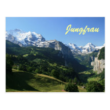 Jungfrau Tal Postkarten