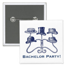 Junggeselle-Party-Knopf Buttons