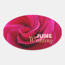 Juni-Hochzeitsaufkleber Umschlag Aufkleber retten 