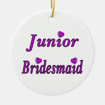 Juniorbrautjungfern-einfach Liebe Weihnachtsbaum Ornamente
