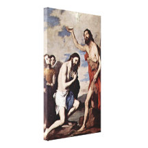 Jusepe de Ribera - Taufe von Christus Leinwanddrucke