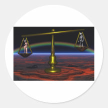 Justitia Sticker