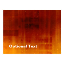 Juwel Ton gebranntes orange Starfield Postkarten