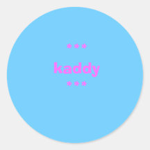 *** kaddy *** runde sticker