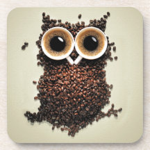Kaffee-Eule Getränke Untersetzer