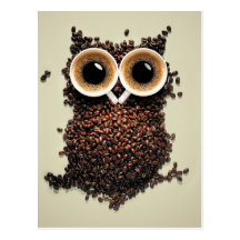 Kaffee-Eule Postkarten