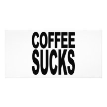 Kaffee ist zum Kotzen Photo Karte