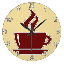 Kaffee-Küchen-Wanduhren