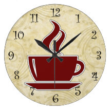 Kaffee-Küchen-Wanduhren