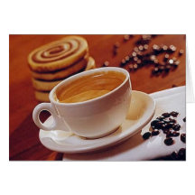 Kaffee-oder Tee-Zeit-Karte 1