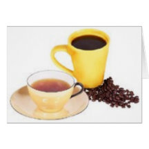 Kaffee-oder Tee-Zeit-Karte 2