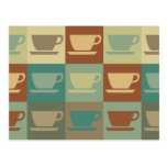 Kaffee-Pop-Kunst Postkarte
