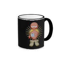 Kaffee-Trinker rötlich Kaffee Tassen