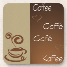 Kaffeestunde Cocktail Untersetzer