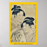 Kagiya und Takashima durch Kitagawa, Utamaro Posterdrucke