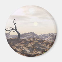 "Kahle Ödland-" Magnet Kühlschrankmagnet