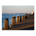 Kai, Nantucket Hafen Postkarte