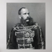 Kaiser Franz Joseph I von Österreich Plakat