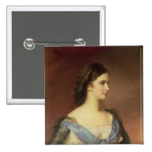 Kaiserin Elizabeth von Bayern als jungen Frau Buttons
