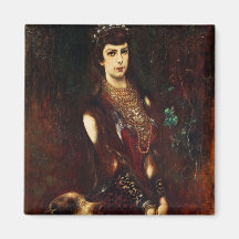 Kaiserin Elizabeth von Österreich, 1883 Magnete