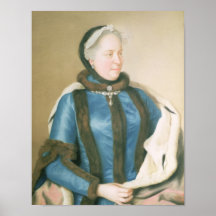 Kaiserin Maria Theresa von Österreich, c.1770 Plakatdruck